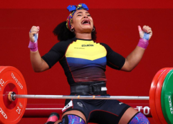 Neisi Dajomes se convirtió en la primera mujer ecuatoriana en ganar una medalla de oro en los Juegos Olímpicos.