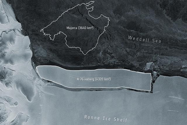 $!El iceberg más grande del mundo se desprendió de la Antártida